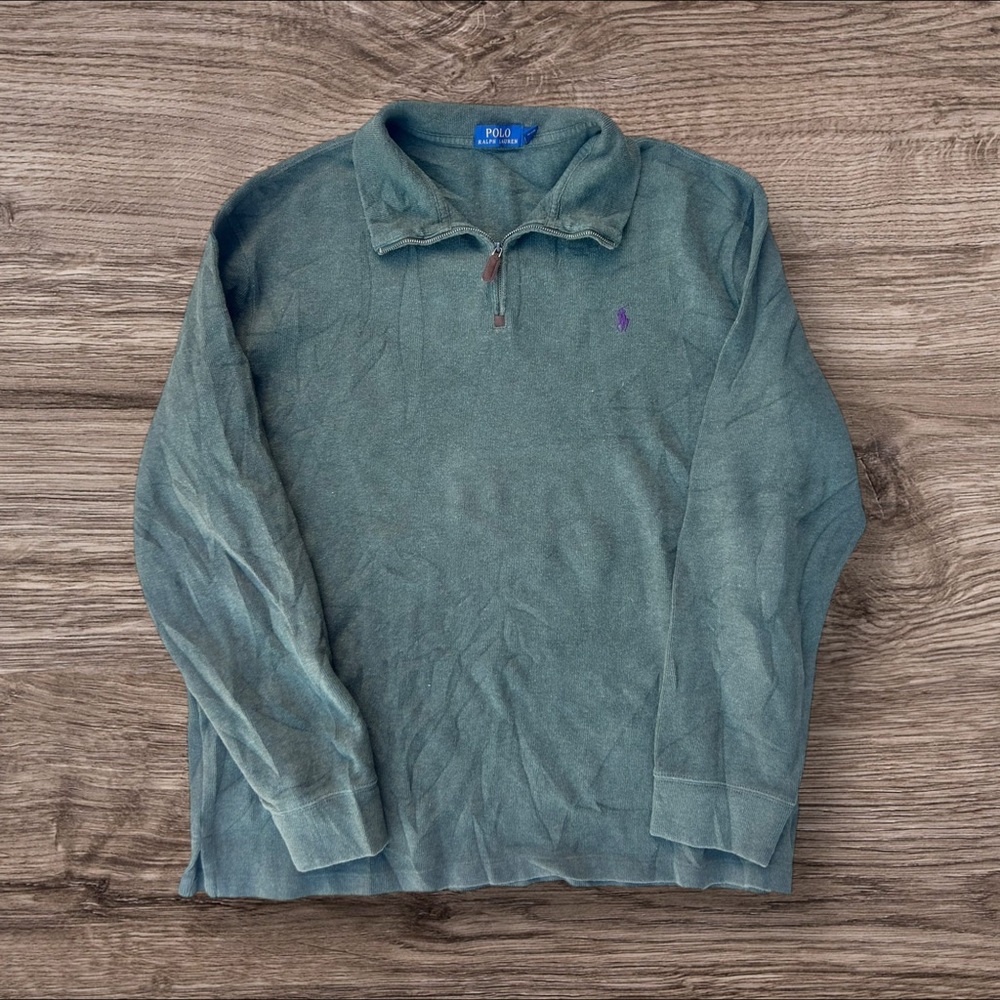 Polo by Ralph Lauren Green Long Sleeve Shirt